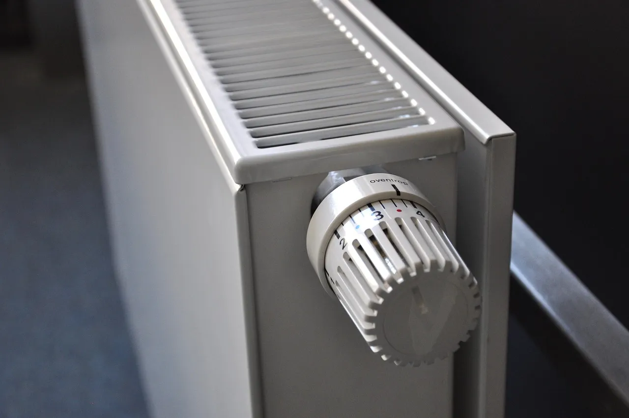 Termostatická hlavice na radiátoru